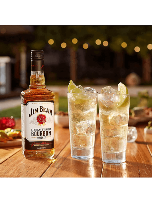 Виски Jim Beam Bourbon White Label, 0.7л