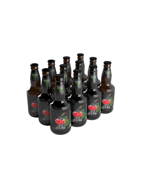 Пивной напиток Таркос Double Cherry фильтрованное, 0.45л