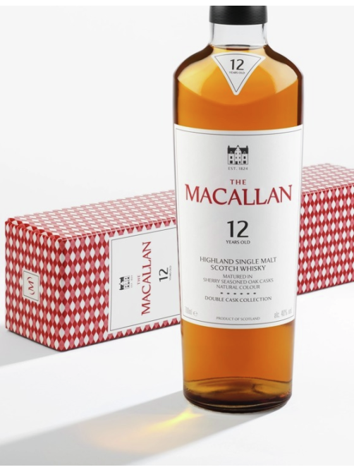 Виски шотландский Macallan Double Cask 12 лет в подарочной упаковке, 0.7л