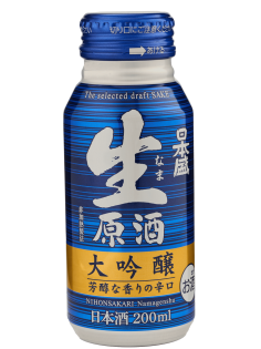 Саке японский Nihonsakari Daiginjo Namagenshu, 0.2л