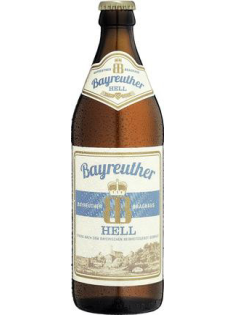 Пиво Bayreuther Hell светлое фильтрованное, 0.5л