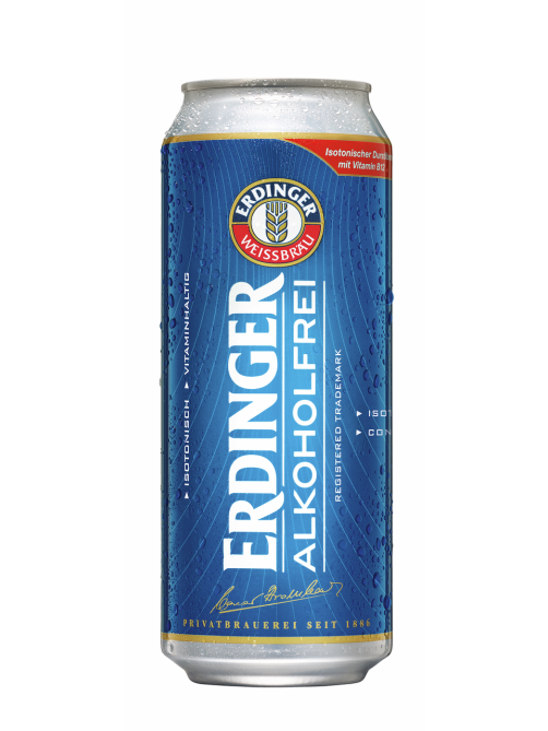 Пиво Erdinger Weissbier Alkoholfrei светлое безалкогольное, 0.5л