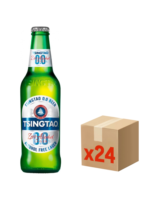 Пиво Tsingtao светлое безалкогольное, 0.33л х 24 шт