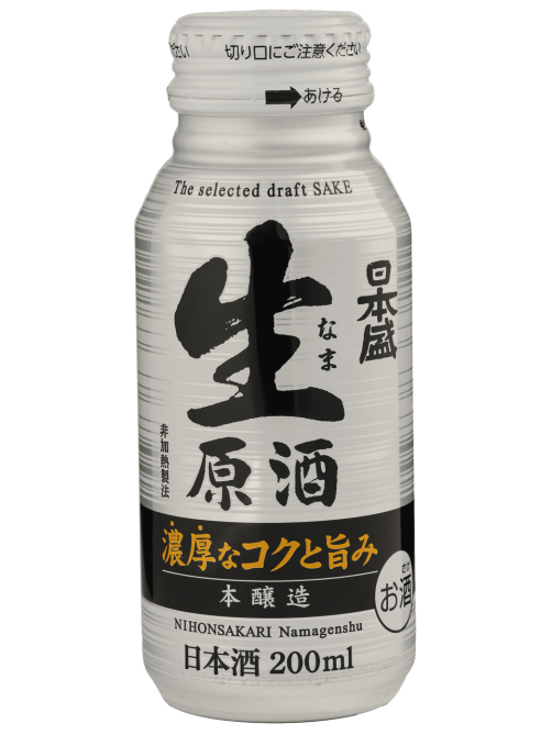 Саке японский Nihonsakari Honjozo Namagenshu, 0.2л