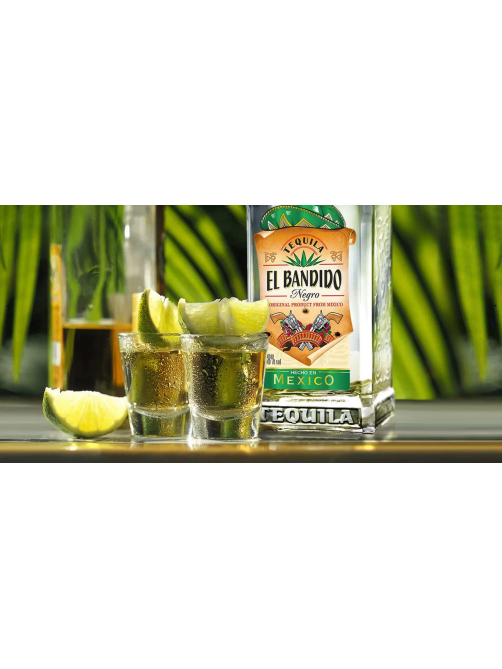 Текила El bandido negro blanco, 0.7л