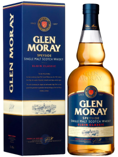 Виски шотландский Glen Moray Classic в подарочной упаковке, 0.7л