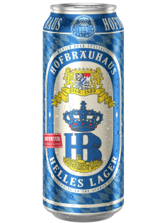 Пиво Hofbrauhaus Helles Lager светлое, 0.5л