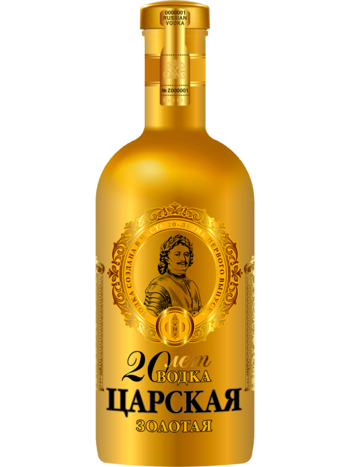 Водка Царская Золотая, 0.7л