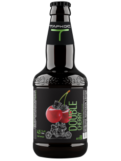 Пивной напиток Таркос Double Cherry фильтрованное, 0.45л