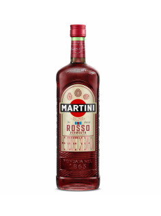 Напиток виноградосодержащий Martini Rosso из виноградного сырья красный сладкий, 1л