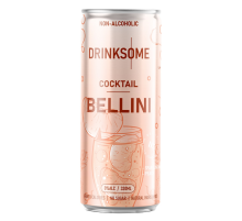 Напиток безалкогольный Drinksome Cocktail Bellini Коктейль Беллини газированный, 330мл