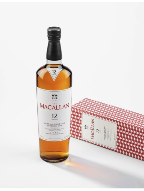 Виски шотландский Macallan Double Cask 12 лет в подарочной упаковке, 0.7л