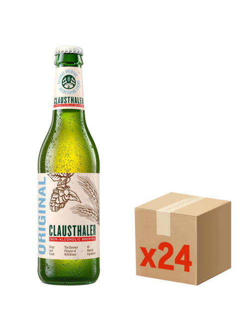 Пиво Clausthaler Original безалкогольное, 0.33л х 24 шт