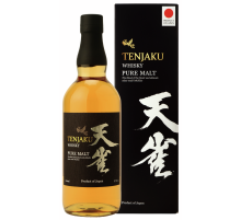 Виски японский Tenjaku Malt в подарочной упаковке, 0.7л