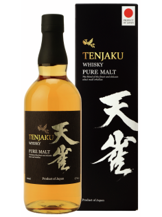 Виски японский Tenjaku Malt в подарочной упаковке, 0.7л