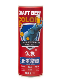 Пиво Chaoliban Color Elephant Сэсян Крафт светлое нефильтрованное, 1л