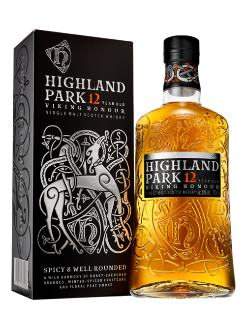 Виски шотландский Highland Park 12 лет в подарочной упаковке, 0.7л