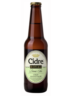 Сидр Cidre Royal яблочный полусухой, 0.33л