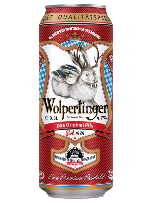 Пиво Wolpertinger Pils, 0.5л