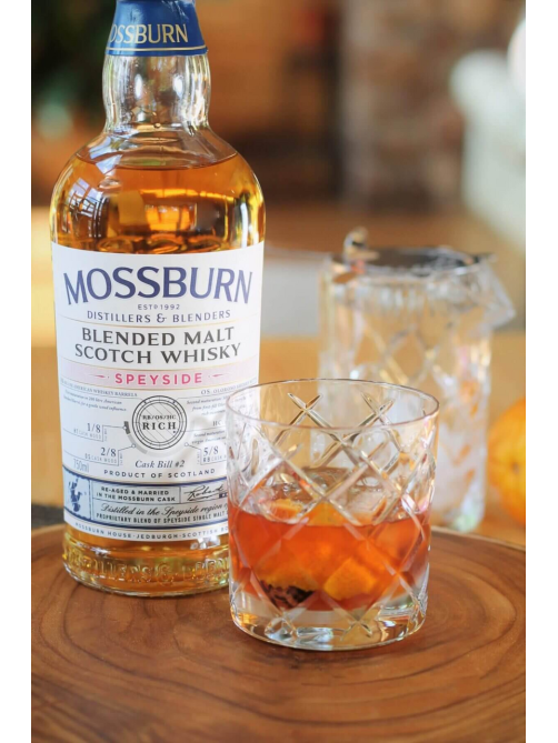Виски шотландский Mossburn Speyside в подарочной упаковке, 0.7л