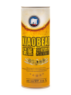 Пиво Xiao Bear Храбрый медведь лагер светлое фильтрованное, 1л