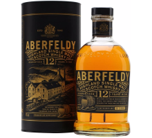 Виски шотландский Aberfeldy 12 лет в подарочной упаковке, 0.7л