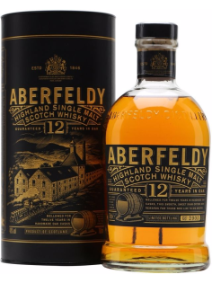 Виски шотландский Aberfeldy 12 лет в подарочной упаковке, 0.7л