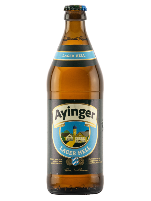 Пиво Ayinger Lager Hell светлое фильтрованное, 0.5л