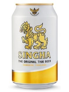 Пиво Singha светлое фильтрованное пастеризованное, 0.33л