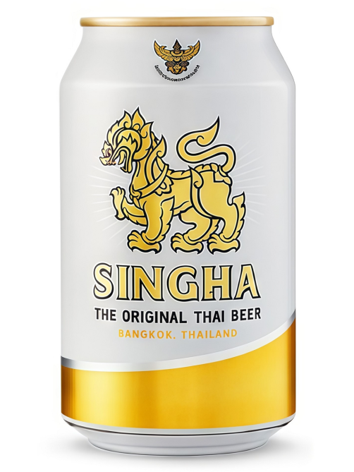 Пиво Singha светлое фильтрованное пастеризованное, 0.33л