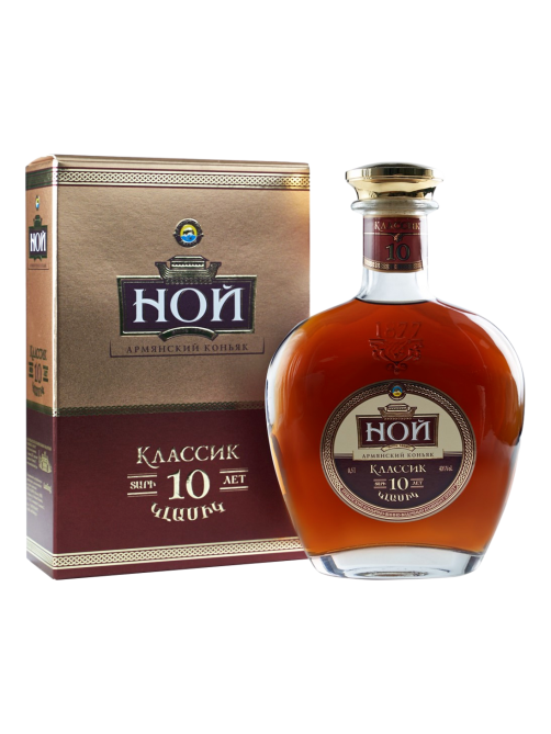 Коньяк Ной Классик 10 лет в подарочной упаковке, 0.5л