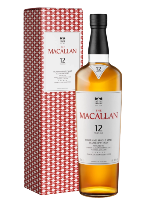 Виски шотландский Macallan Double Cask 12 лет в подарочной упаковке, 0.7л