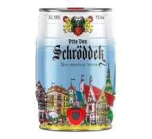 Пивной напиток Otto Von Schrodder Original Weiss Эль светлое нефильтрованное, 5л