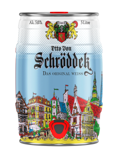 Пивной напиток Otto Von Schrodder Original Weiss Эль светлое нефильтрованное, 5л
