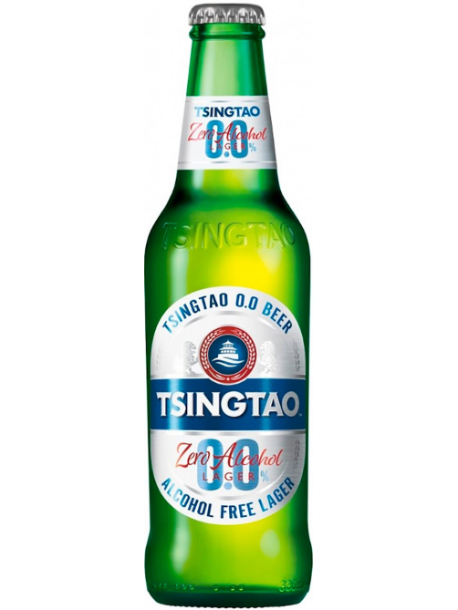 Пиво Tsingtao светлое безалкогольное, 0.33л х 24 шт