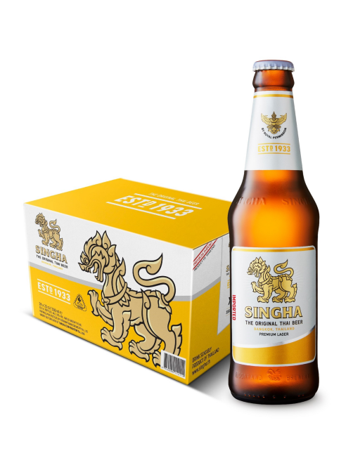 Пиво Singha светлое фильтрованное, 0.33л