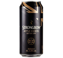 Сидр Strongbow Яблочный полусухой, 0.44л