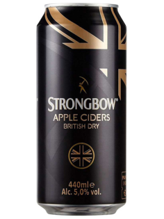 Сидр Strongbow Яблочный полусухой, 0.44л
