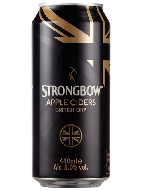 Сидр Strongbow Яблочный полусухой, 0.44л