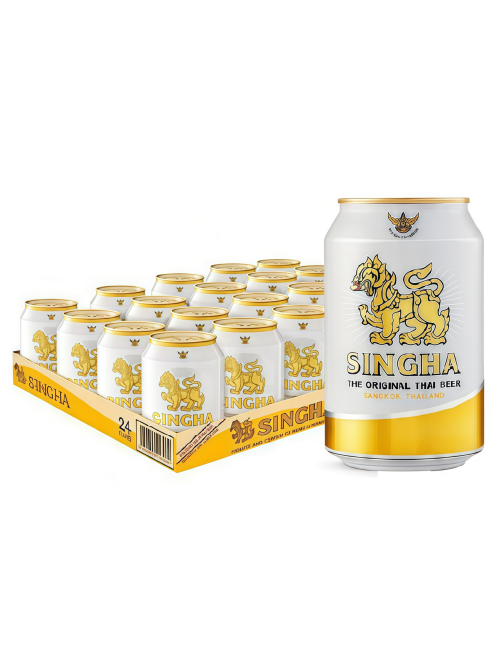 Пиво Singha светлое фильтрованное пастеризованное, 0.33л