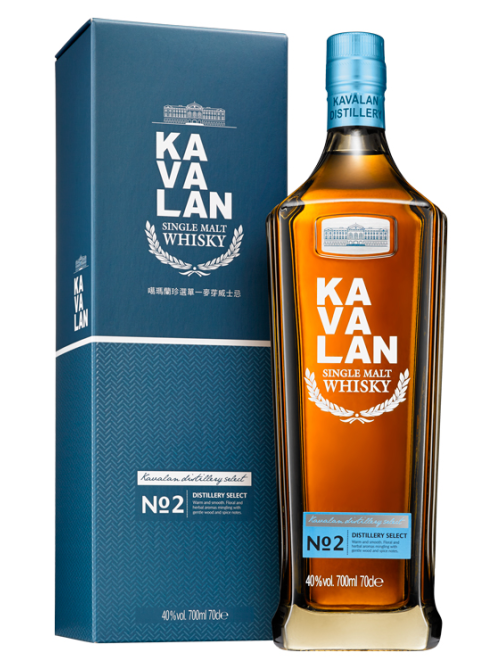 Виски Kavalan Distillery Select №2 Single Malt в подарочной упаковке, 0.7л