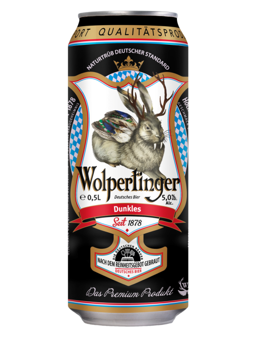 Пиво Wolpertinger Dunkles Эль темное, 0.5л