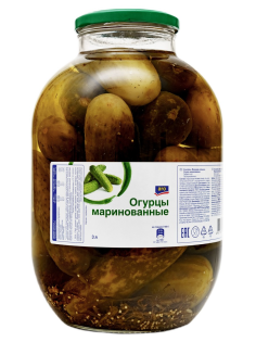 aro Огурцы маринованные, 3кг