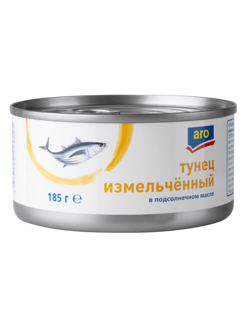 aro Тунец измельченный в масле, 185г