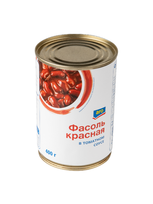 aro Фасоль красная в томатном соусе, 400г