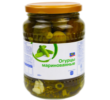 aro Огурцы маринованные, 680г