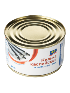 aro Килька каспийская в томатном соусе, 240г