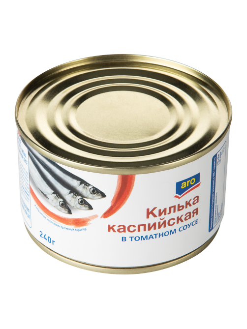 aro Килька каспийская в томатном соусе, 240г