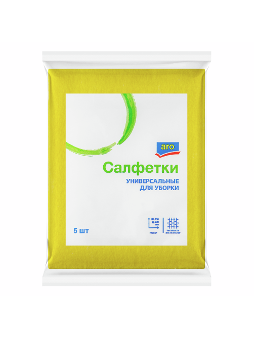 aro Салфетки универсальные вискозные 30 х 38см, 5шт
