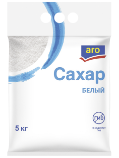 aro Сахар-песок белый кристаллический ТС2, 5кг
